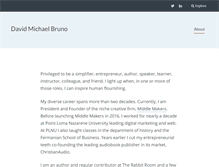 Tablet Screenshot of davidmichaelbruno.com